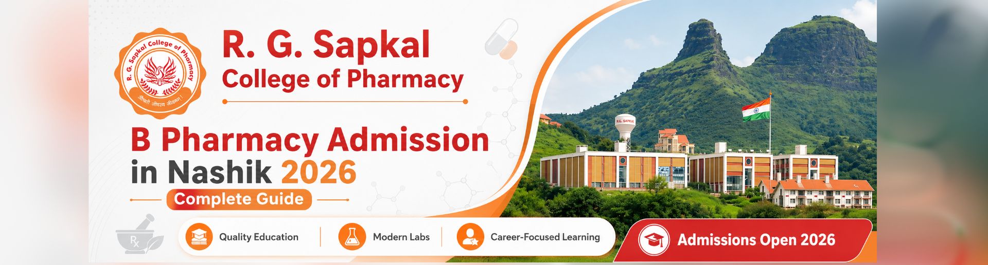 B Pharmacy Admission in Nashik 2026 – Complete Guide